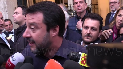 Scene from Dl crescita, Salvini: "Non litigo con nessuno, nessuna crisi di Governo"