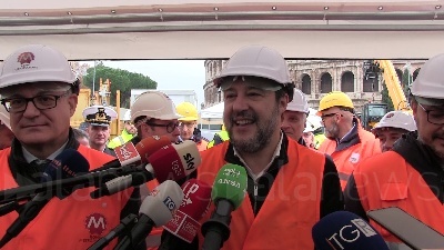 Scene from Regionali Lazio, Salvini: "Liste Lega pronte, aspettiamo con ansia un candidato"