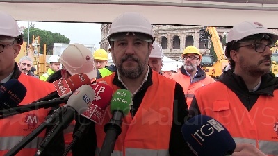 Scene from Regionali Lazio, Salvini: "Liste Lega pronte, aspettiamo con ansia un candidato"