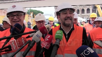 Scene from Regionali Lazio, Salvini: "Liste Lega pronte, aspettiamo con ansia un candidato"