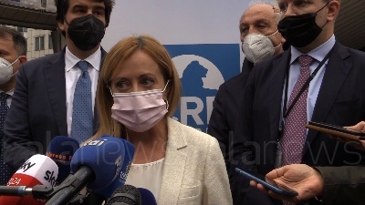 Scene from UE, Meloni: "Detto a Gentiloni che siamo pronti a batterci per avere Agenzia antiriciclaggio"