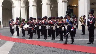 Scene from Ue, Juncker a Palazzo Chigi per il vertice con il premier Conte