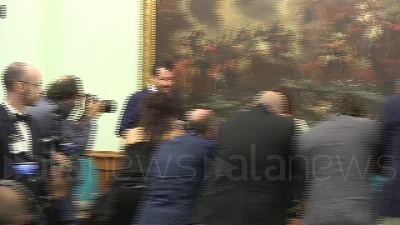 Scene from Salvini: "Mi piace governo che fa, non quello che litiga"