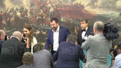 Scene from Salvini: "Mi piace governo che fa, non quello che litiga"