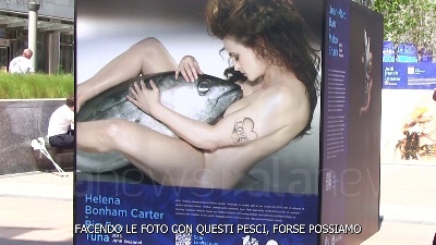 Scene from Pesca, Inaugurata l'esposizione 'Fishlove' contro l'overfishing davanti al Parlamento europeo