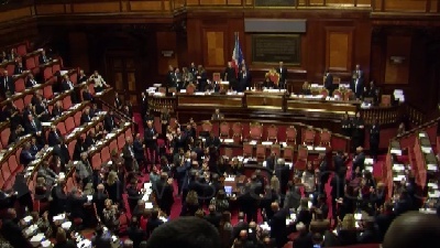 Scene from Manovra: ok del Senato, torna alla Camera