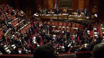 Scene from Manovra: ok del Senato, torna alla Camera