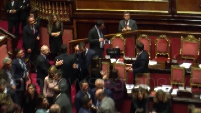 Scene from Manovra: ok del Senato, torna alla Camera