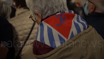 Scene from Green Pass, in centinaia al Memoriale della Shoah a Milano contro strumentalizzazione