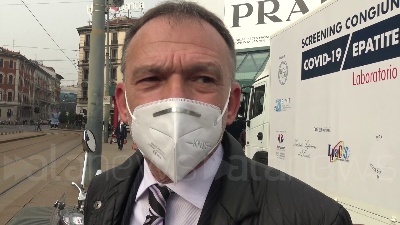 Scene from Coronavirus, test gratis a Milano: "C'è voglia di prevenzione, la gente va via soddisfatta"