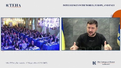 Scene from Zelensky: "Mosca dimostra debolezza creando caos in Africa"