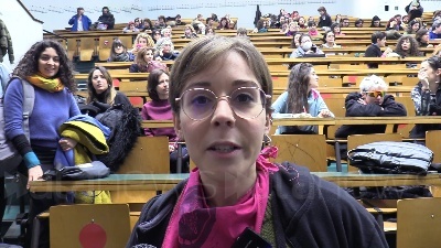Scene from Iran, all'assemblea nazionale di Non Una Di Meno al centro le donne che combattono