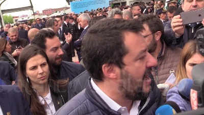 Scene from Libia, Salvini: "C'è preoccupazione ma non per aumento volume flusso migratorio"