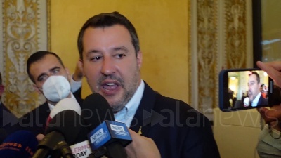 Scene from Salvini: "Condotta di Orlando inadeguata, situazione Rotoli insostenibile"