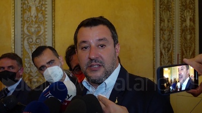 Scene from Salvini: "Condotta di Orlando inadeguata, situazione Rotoli insostenibile"