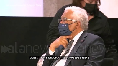 Scene from Draghi: "In Ue troppe diseguaglianze, il modello sociale non funziona"