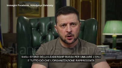 Scene from Ucraina, Zelensky: "Raid russo per umiliare l'Onu"