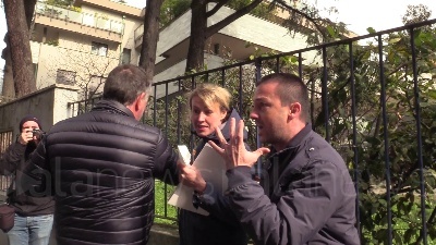 Scene from Ucraina, tensione davanti al consolato della Russia a Milano: "Russi fascisti"