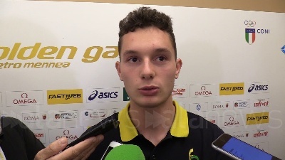 Scene from Golden Gala, Tortu: "Ho voglia di fare record personale"