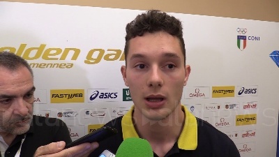 Scene from Golden Gala, Tortu: "Ho voglia di fare record personale"