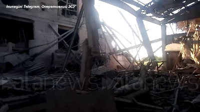 Scene from Ucraina, Mykolaiv colpita con bombe a grappolo
