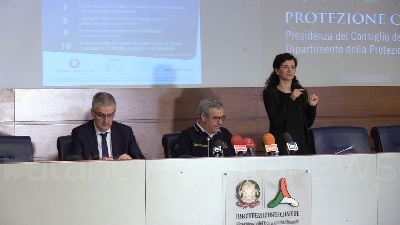 Scene from Coronavirus, Borrelli: "Superati i mille ammalati, 29 i morti"