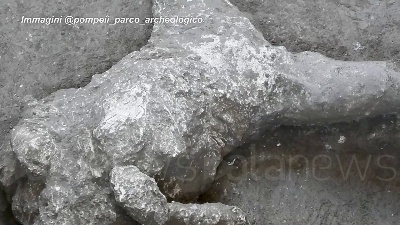 Scene from Pompei restituisce i corpi integri di due fuggiaschi