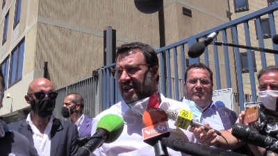 Scene from Salvini: "Il dialogo da parte del Governo non lo si vuole"