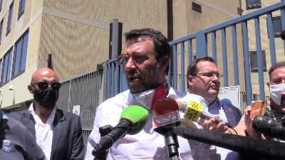 Scene from Salvini: "Il dialogo da parte del Governo non lo si vuole"