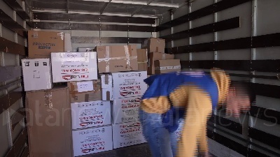 Scene from Ucraina, parte camion di aiuti targato Salvamamme