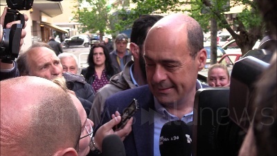 Scene from Zingaretti a Casal Bruciato: "Oggi si approveranno decreti senza copertura"