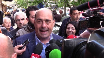 Scene from Zingaretti a Casal Bruciato: "Oggi si approveranno decreti senza copertura"