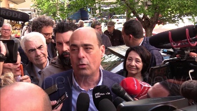Scene from Zingaretti a Casal Bruciato: "Oggi si approveranno decreti senza copertura"