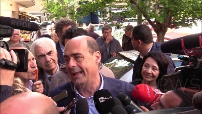 Scene from Zingaretti a Casal Bruciato: "Oggi si approveranno decreti senza copertura"