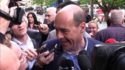 Scene from Zingaretti a Casal Bruciato: "Oggi si approveranno decreti senza copertura"