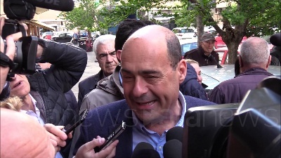 Scene from Zingaretti a Casal Bruciato: "Oggi si approveranno decreti senza copertura"