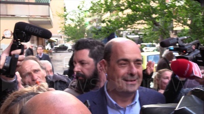 Scene from Zingaretti a Casal Bruciato: "Oggi si approveranno decreti senza copertura"