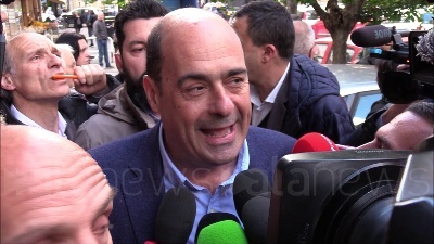 Scene from Zingaretti a Casal Bruciato: "Oggi si approveranno decreti senza copertura"
