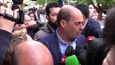 Scene from Zingaretti a Casal Bruciato: "Oggi si approveranno decreti senza copertura"