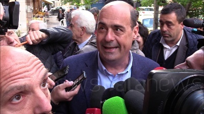 Scene from Zingaretti a Casal Bruciato: "Oggi si approveranno decreti senza copertura"