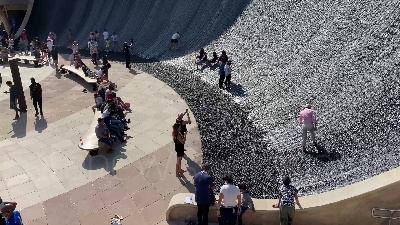 Scene from Expo Dubai 2020, lo spettacolo surreale della Water Feature