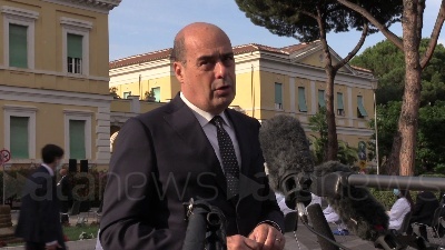Scene from Coronavirus, Zingaretti allo Spallanzani: "Inizia nuova fase, tenere alta la guardia"