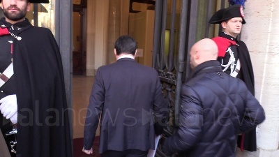 Scene from Gregoretti, Salvini arriva in Senato