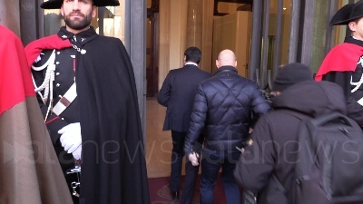 Scene from Gregoretti, Salvini arriva in Senato