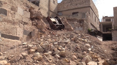 Scene from Siria, viaggio nel souk di Aleppo distrutto