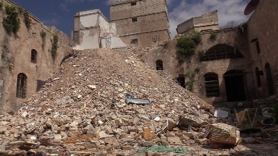 Scene from Siria, viaggio nel souk di Aleppo distrutto