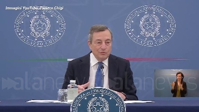 Scene from Governo, Draghi: "Finora mantenuto gli impegni, non seguo il calendario elettorale"