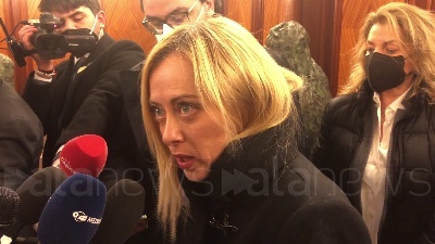 Scene from Ucraina, Meloni: "Svolta atlantista? La destra lo è sempre stata"