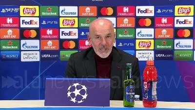 Scene from Champions League, Pioli: "Milan con poco ritmo e qualità"
