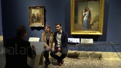 Scene from San Valentino, ritratti "al bacio" alla Pinacoteca di Brera